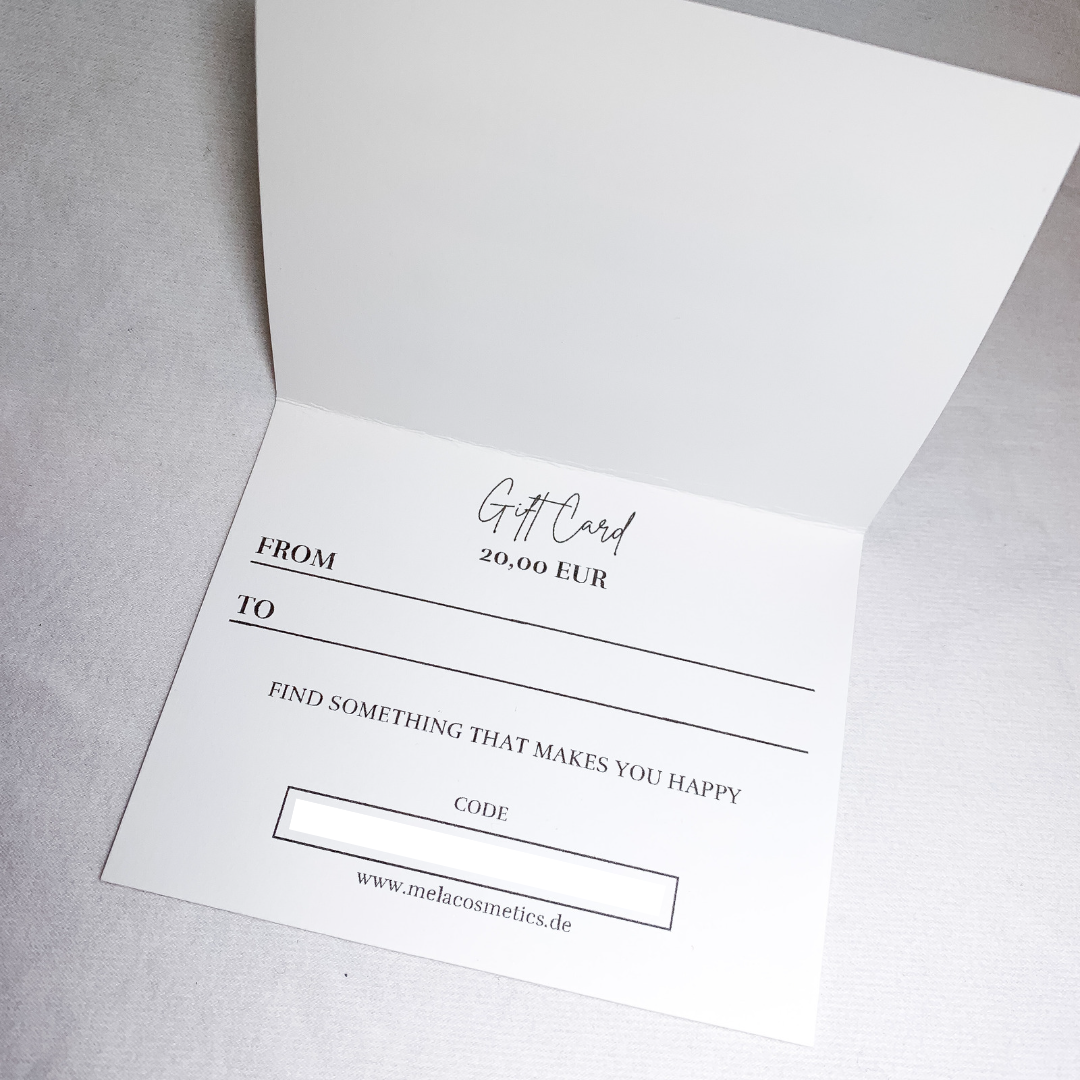 Gift Cards sent by post